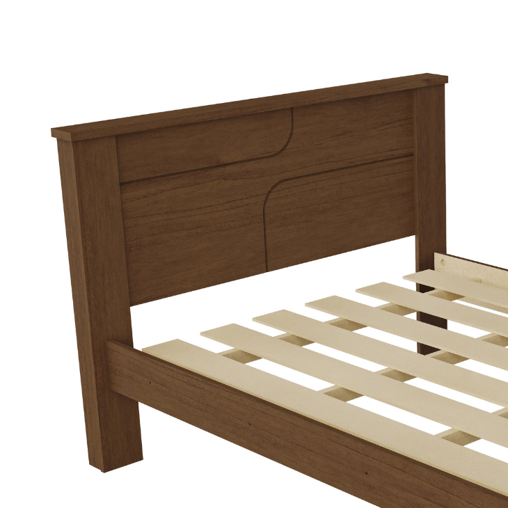 Cama Pérola Casal Cacau - Imagem 2